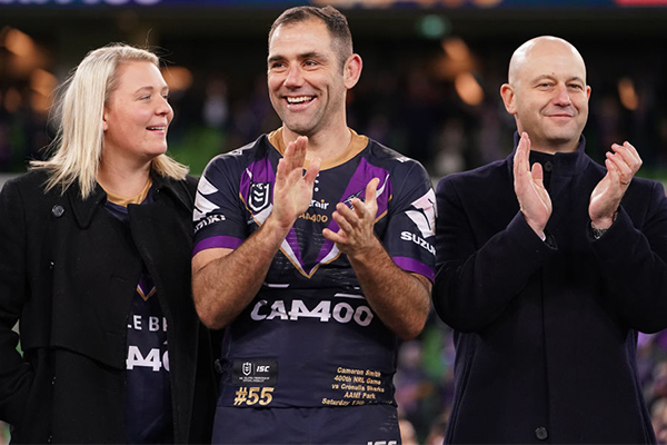 Article image for Alan Jones commends NRL’s $15,000 gift to Cameron Smith’s wife