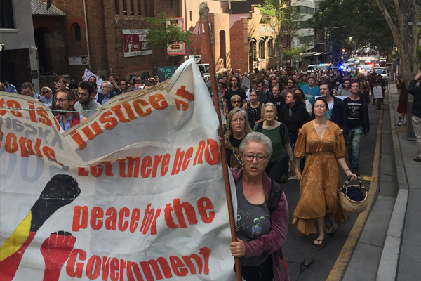 Article image for Brisbane CBD ‘held to ransom’ by ‘extremist’ protesters… again