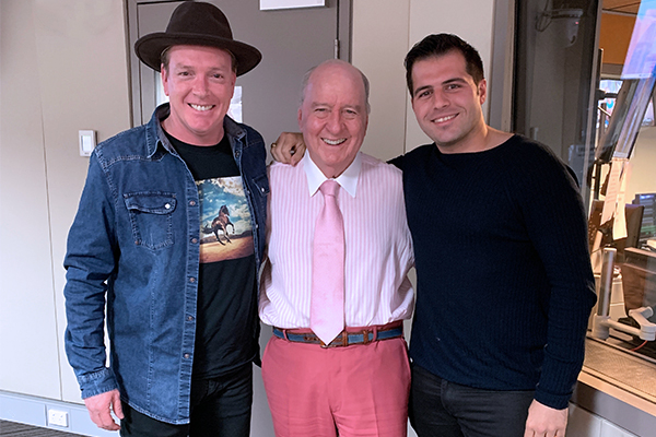 Alan Jones launches his staff member’s new single, a duet with Mark Vincent