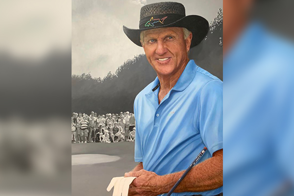 The man behind the amazing portrait of Greg Norman