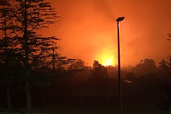 Article image for QLD Opposition leader at the scene of ‘devastating’ fires