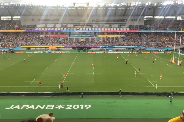 Australian radio host spat on at the Japan Rugby World Cup