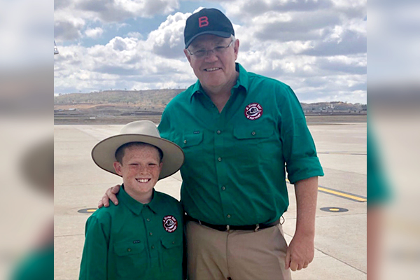 Scott Morrison makes good on promise to 11yo Jack Berne