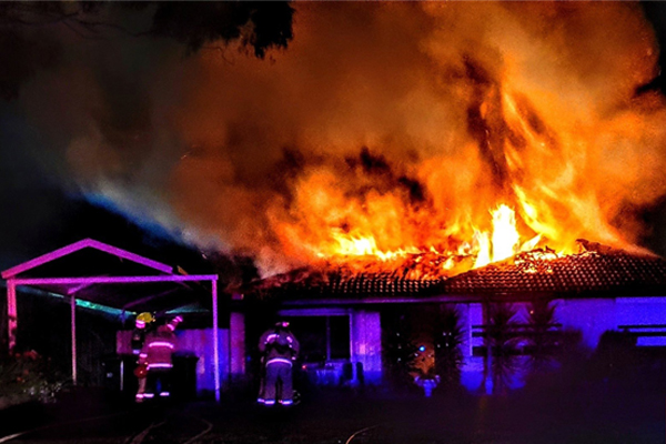 Dog saves his owner from house fire