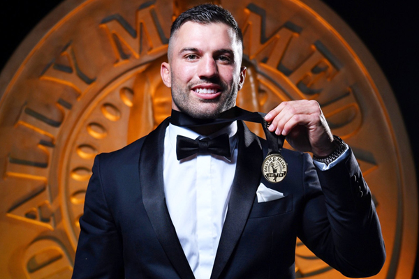 Article image for James Tedesco wins Dally M in dramatic count