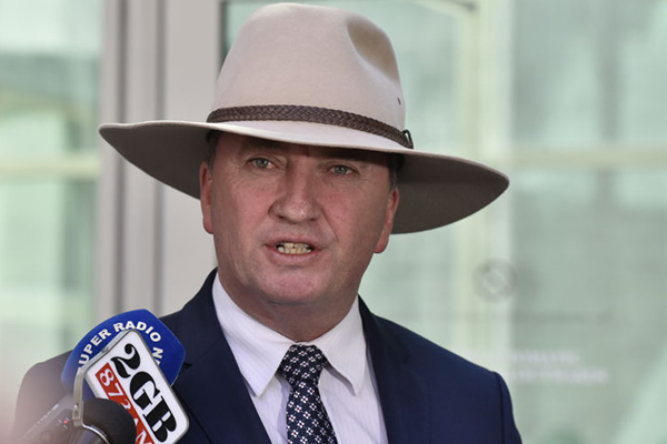 Article image for Barnaby Joyce says dairy farmers could miss out on federal support