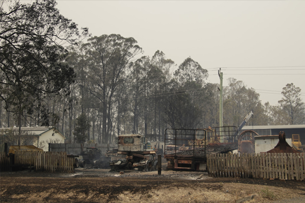 Article image for Man’s body found in bushfire aftermath