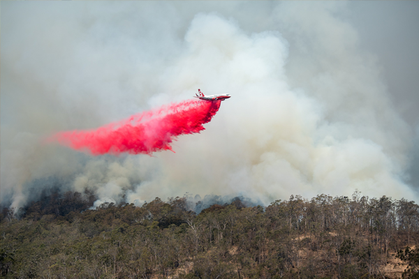 Queensland firefighters bracing for dangerous conditions from the south