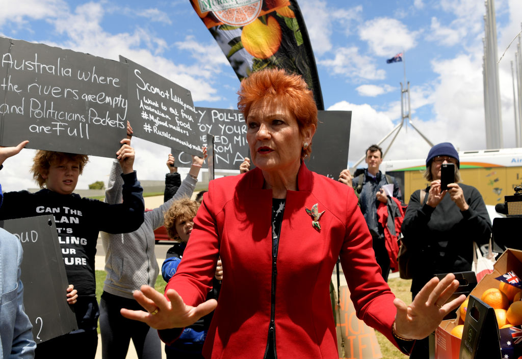 Article image for Pauline Hanson rails against the water wastage destroying farmers’ lives