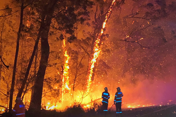 Article image for Bushfire crisis far from over as fires ‘merge together’