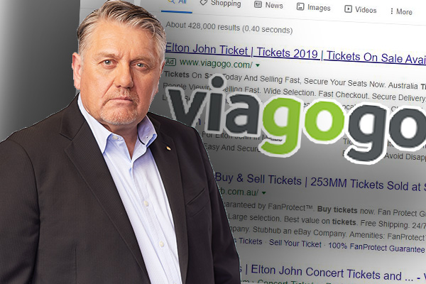 Article image for ‘Mob of thieves!’: Ray Hadley furious at latest Viagogo scam