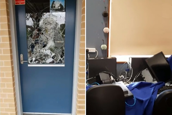 ‘Beyond belief’: School saved from bushfires has been trashed by vandals