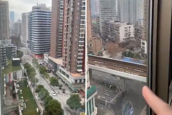 WATCH | Aussie trapped in Wuhan shares shocking footage from the deserted city