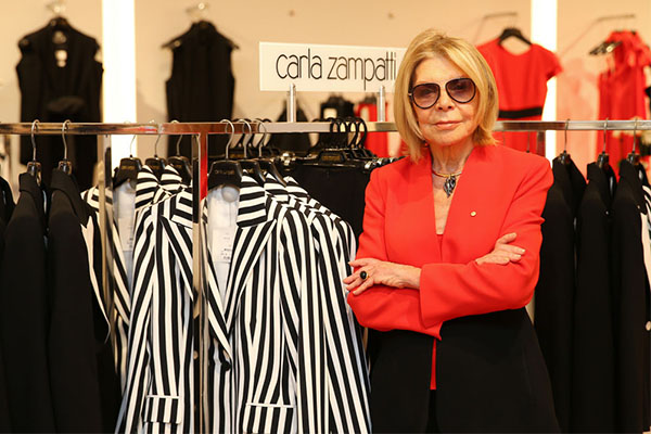 Article image for Flashback to 55 years of Carla Zampatti as the icon is farewelled at state funeral