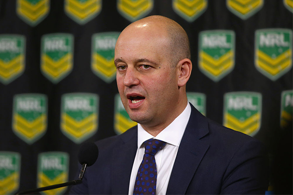 Article image for NRL boss reveals coronavirus impact on the game