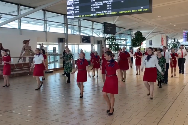 Article image for Virgin Australia staff say their final farewell – through dance