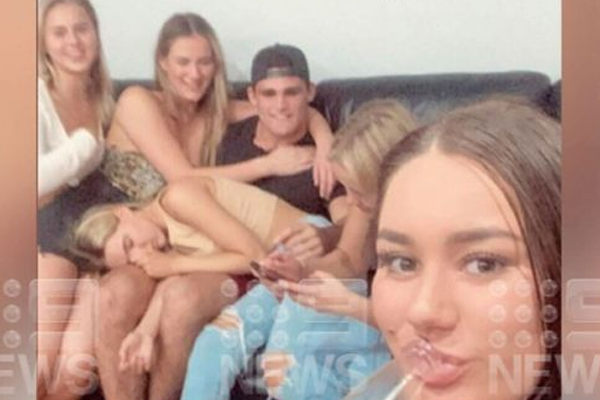 Female friends of Nathan Cleary fined