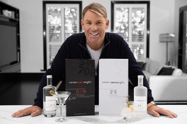 From spin star to gin star: Shane Warne presents award-winning 708 Gin