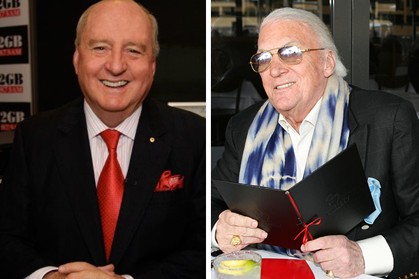 From one radio great to another: John Laws calls in to pay tribute to Alan Jones