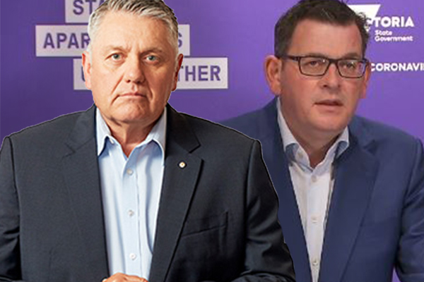 Article image for ‘He’s dead and buried’: Ray Hadley calls time on Victorian Premier as state records over 300 cases