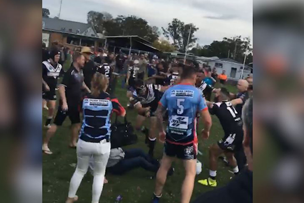 WATCH | Man on parole allegedly involved in footy fight