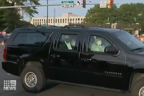 ‘He sends the wrong message’: Presidential motorcade attracts criticism