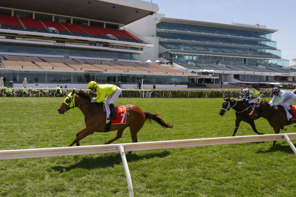 Will silence on the racetrack determine the winner of the Melbourne Cup?