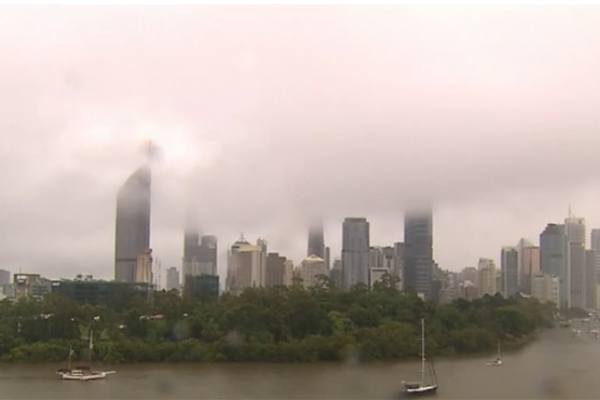 Article image for Trees down, roads flooded in Brisbane as fierce storms hit the state