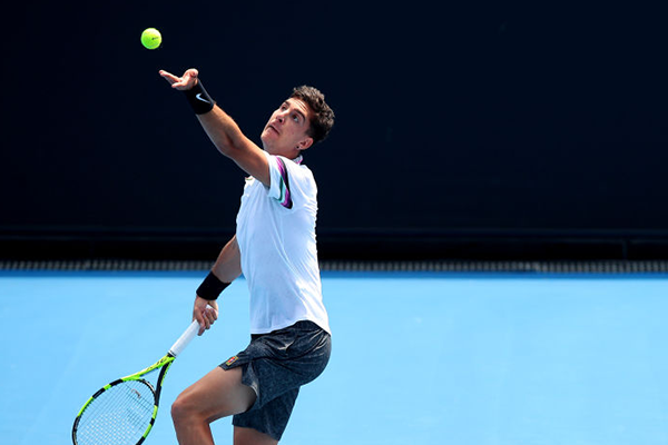 Article image for ‘Feeling pretty good’: Thanasi Kokkinakis returns to form for Australian Open