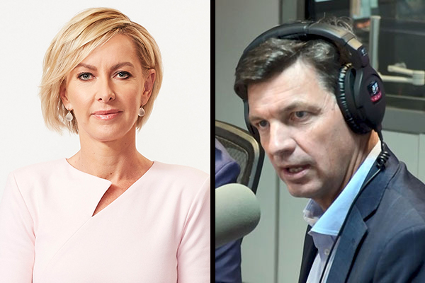 Article image for Angus Taylor clashes with Deborah Knight over staffer rights