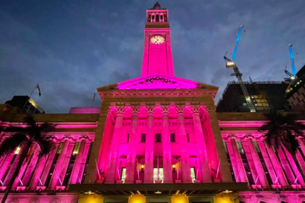 Article image for Brisbane landmarks to be bathed in pink in memory of Hannah Clarke and her children