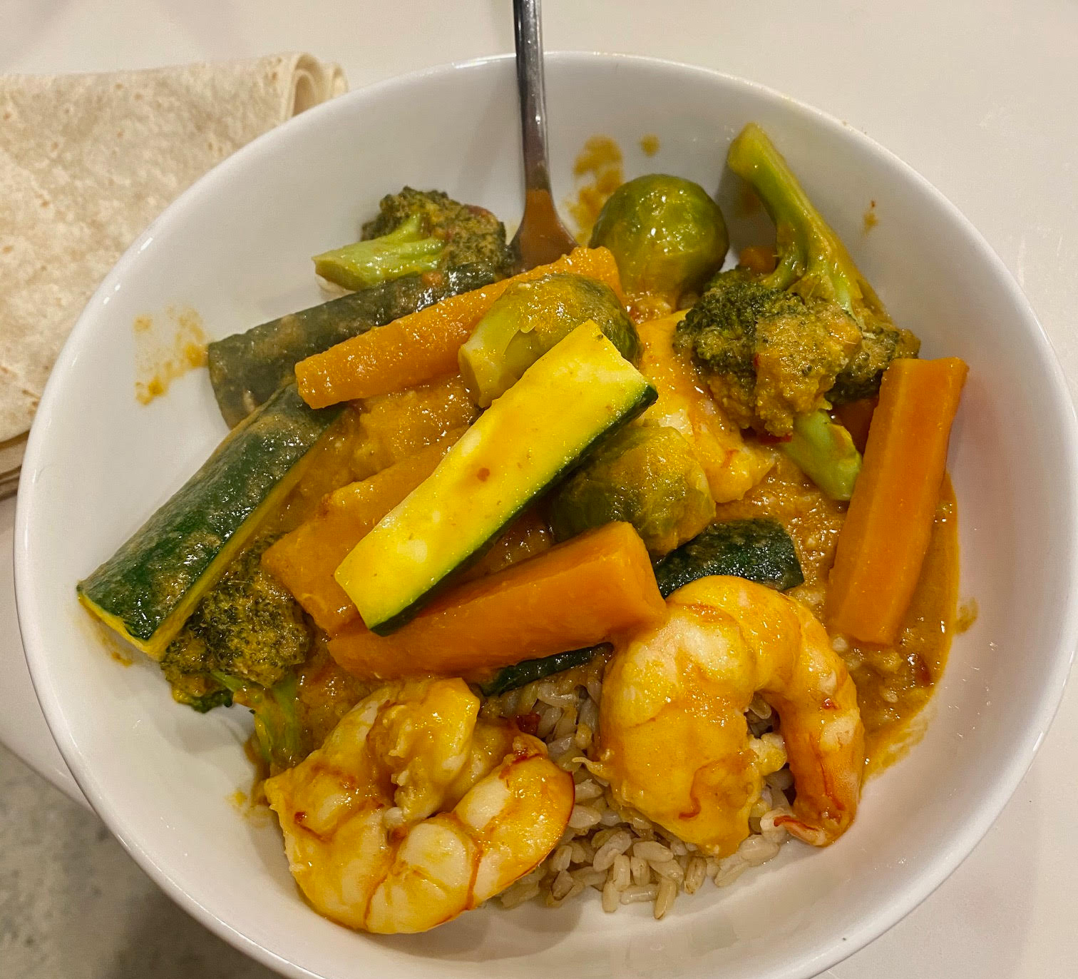 Breenie's Prawn Curry