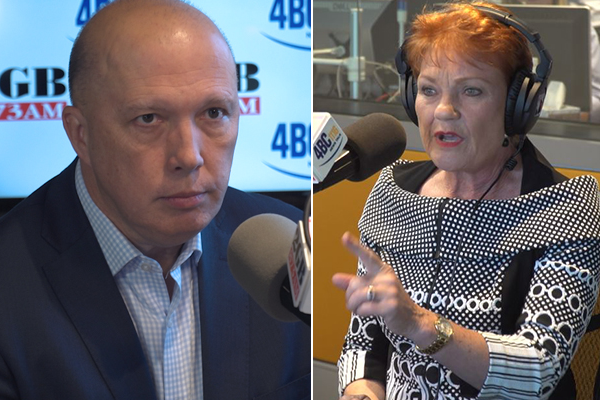 Article image for ‘You’ve got a special responsibility’: Peter Dutton’s stern warning to Pauline Hanson