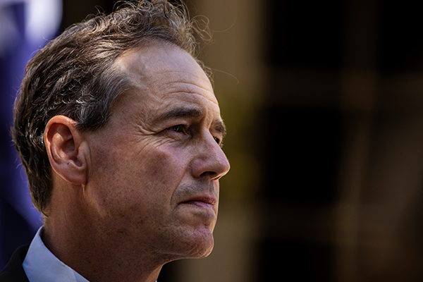 Article image for Health Minister Greg Hunt taken to hospital