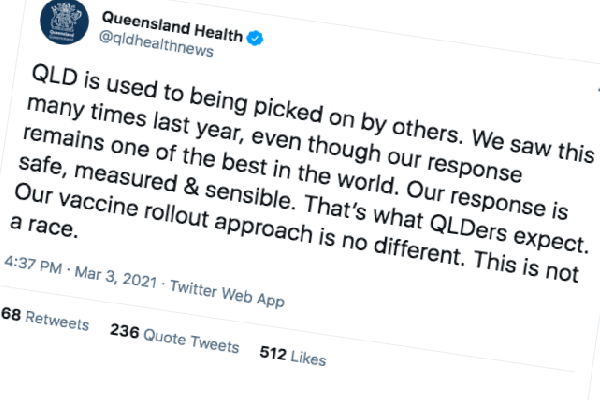 Article image for ‘Childish, puerile tweets’: Scott Emerson gives Queensland Health a spray