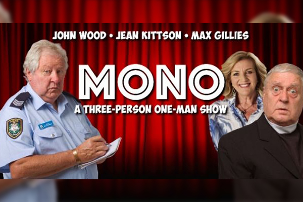 Article image for John Wood’s three-person one-man show