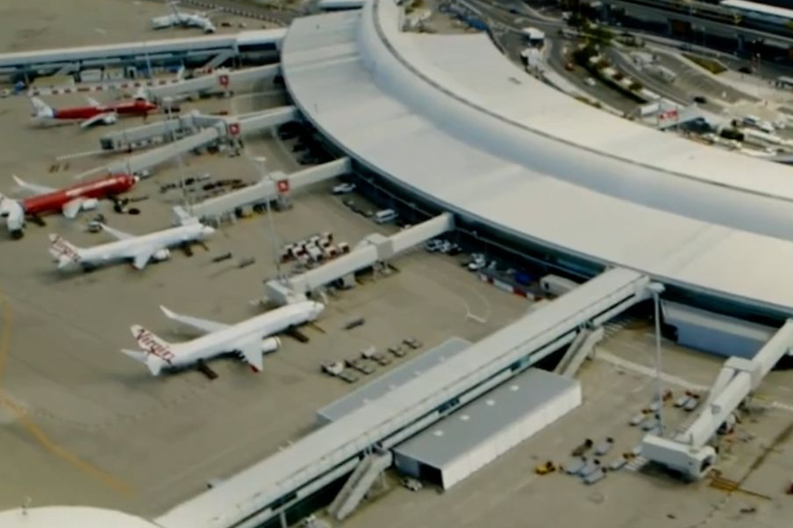 Article image for Power surge at Brisbane Airport creates traveller chaos