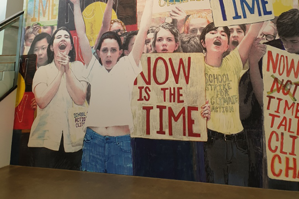 GOMA exhibition encourages children to protest