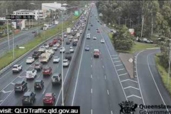 Big traffic delays as motorists flee the city for the long weekend