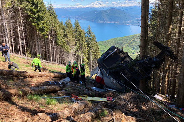 Article image for Fourteen dead after cable car crash in Italian Alps