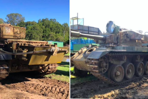 Article image for Ex-army tanks for sale: How you can own a slice of Australian history!