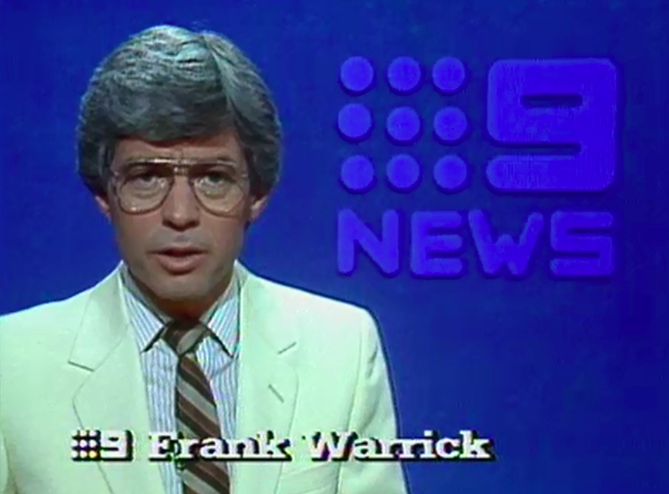 Article image for Tributes flow for legendary newsman Frank Warrick