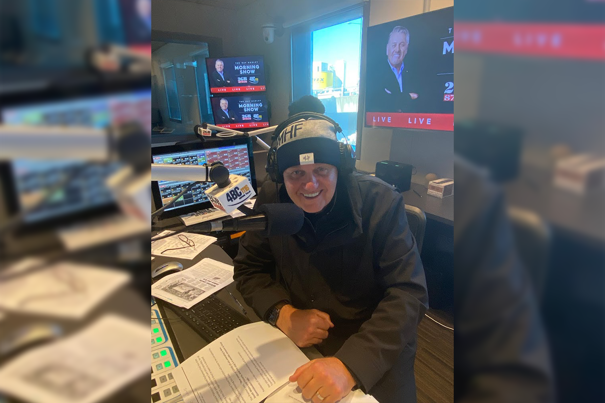 Article image for Ray Hadley buys up beanie stocks for brain cancer