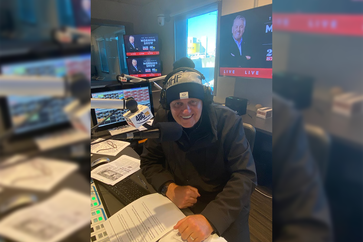 Ray Hadley buys up beanie stocks for brain cancer