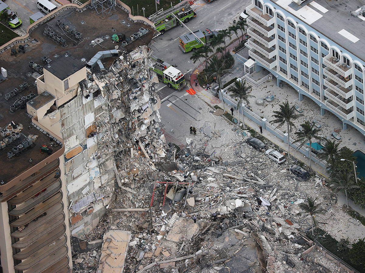 Article image for 99 people missing after Miami apartments collapse