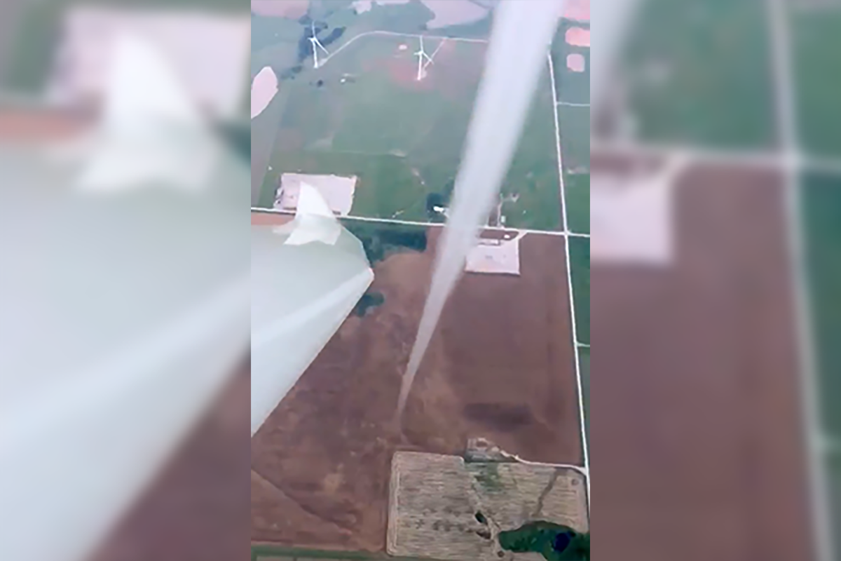 WATCH | Pilot’s hair-raising close encounter with a twister