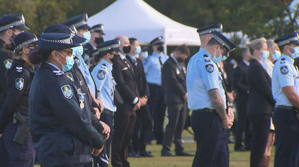 Queensland cop farewelled in moving funeral