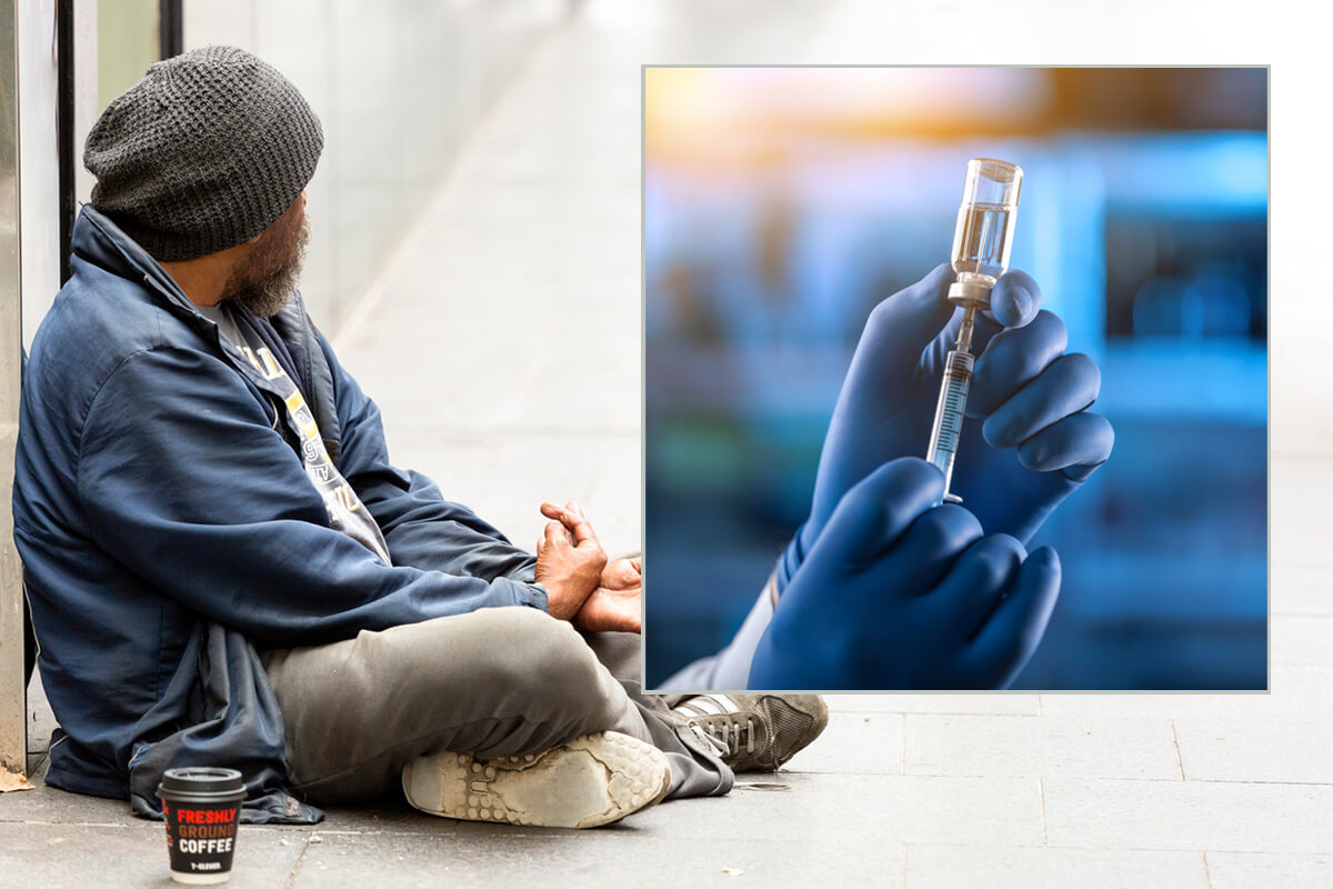 Article image for Uni students lead drive to vaccinate hundreds of homeless