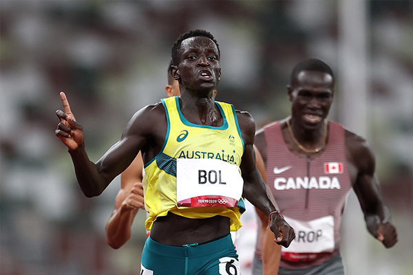 Australian athlete Peter Bol shoots for Olympic glory in sport he never knew existed