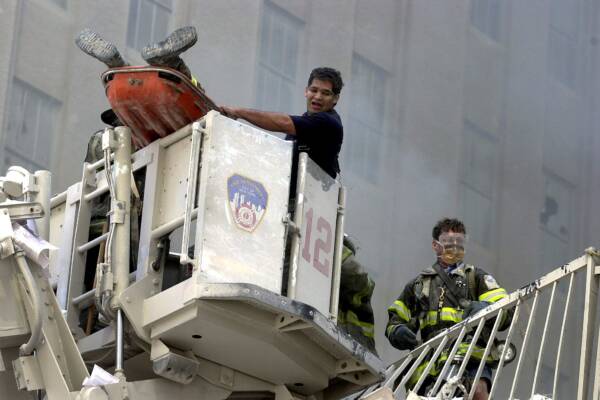 NAP...11/9/01...World Trade Centre in New york City attacked  by highjacked planes...pic Nathan Edwards